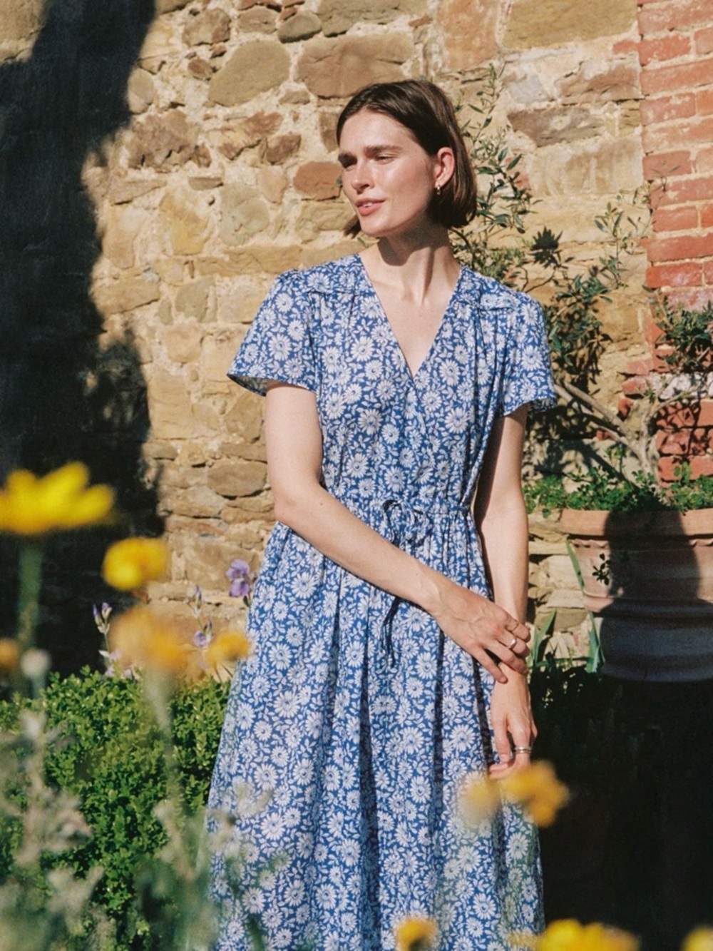 Christy Dawn Aster Field Lapis Dawn Dress